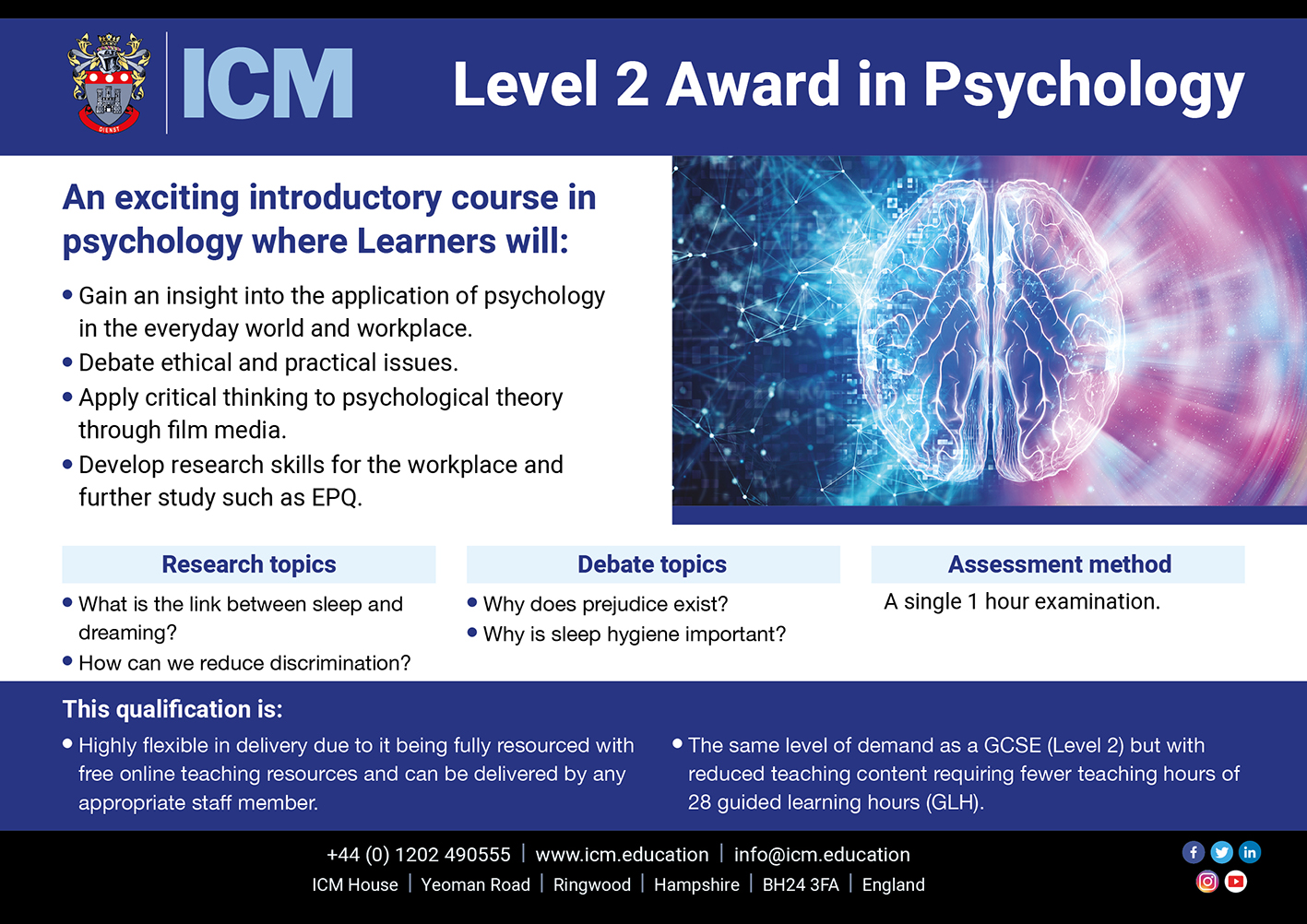 All the latest news about ICM and our courses.